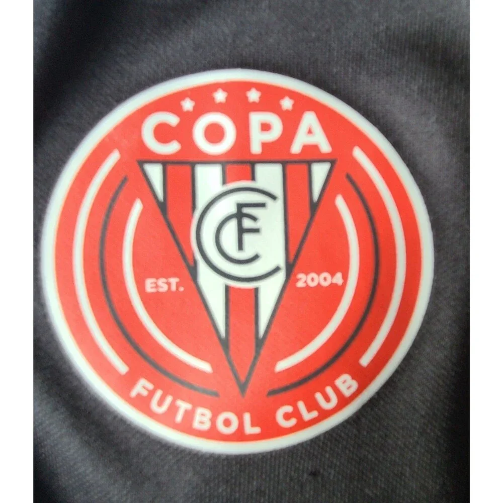 Adidas Copa Futbol Club Soccer Training Pants Black White Men’s Small Zip Leg